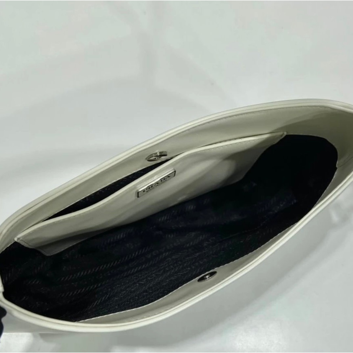 PRADA CLEO SHOULDER BAG IN BRUSHED LEATHER