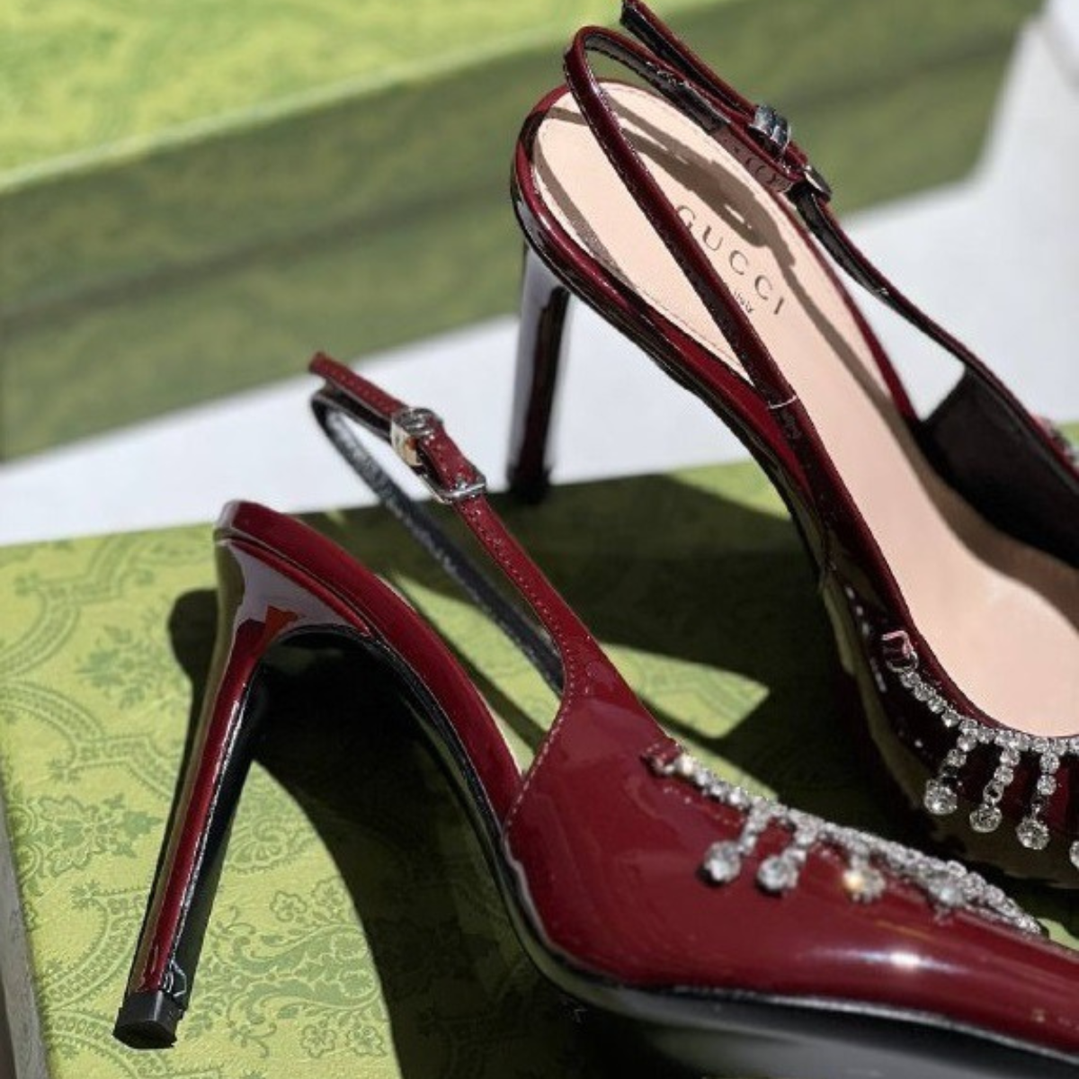 GUCCI GUINEVERE PUMPS 105MM