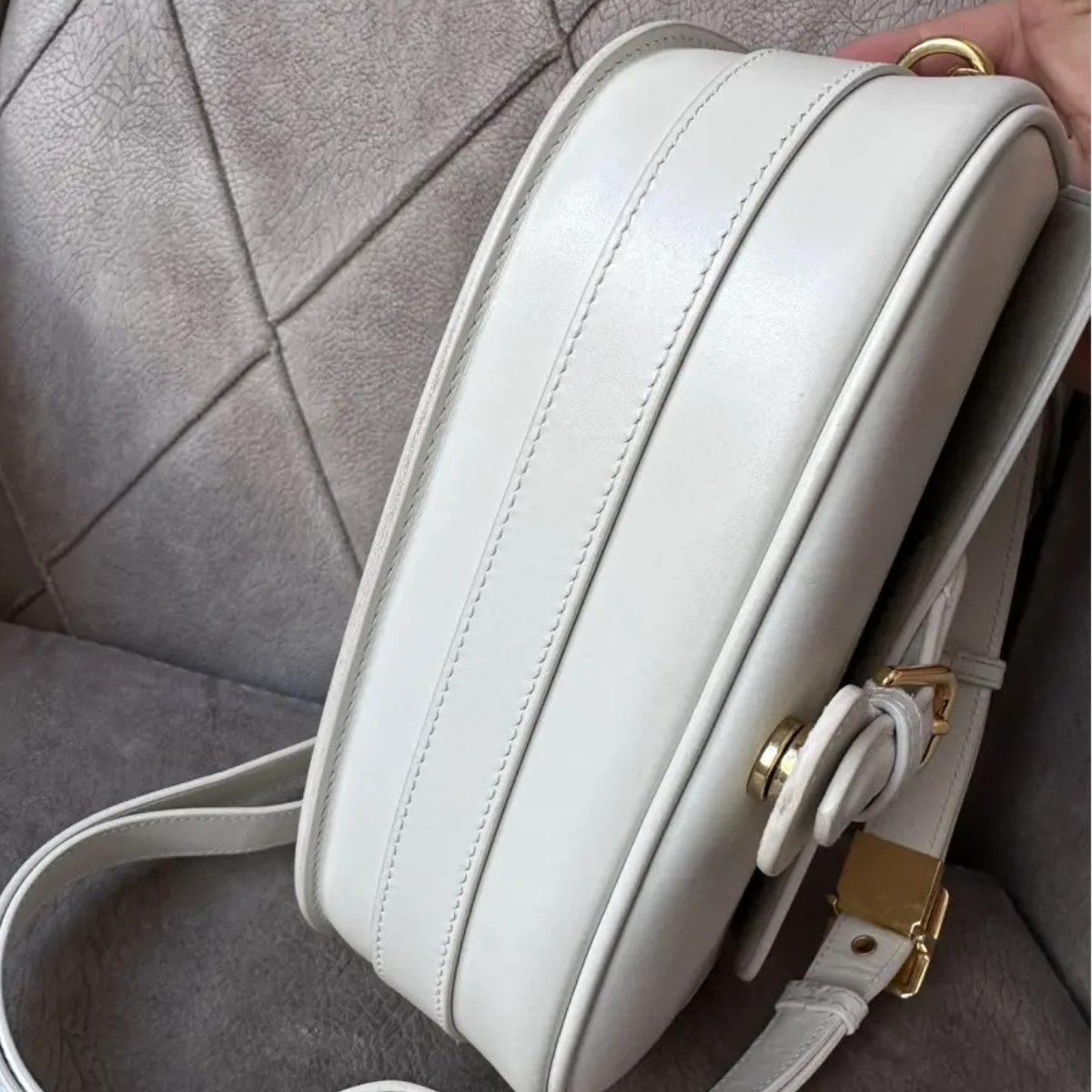 DIOR BOBBY CROSSBODY & 30 MONTAIGNE WEDGE SLIDES SET